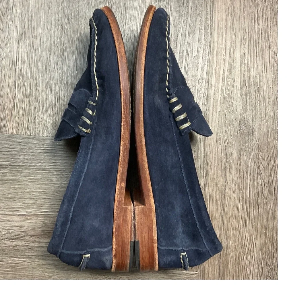 Allen Edmonds Sea Island Suede Penny Loafer Driving Moccasins‎ Mens 9 Classy